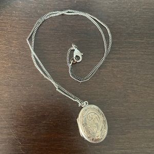 Antique oval locket
